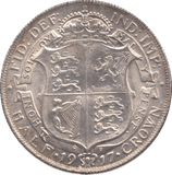 1917 HALFCROWN ( AUNC ) - Halfcrown - Cambridgeshire Coins