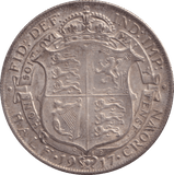 1917 HALFCROWN ( AUNC ) - HALFCROWN - Cambridgeshire Coins