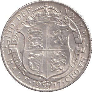 1917 HALFCROWN ( EF ) - WORLD COINS - Cambridgeshire Coins