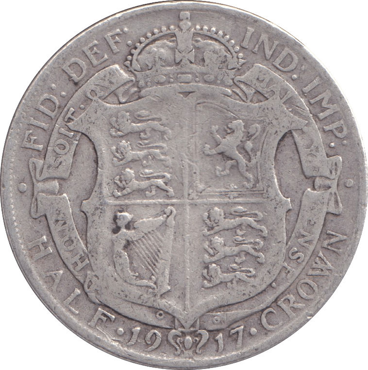 1917 HALFCROWN ( FINE ) - HALFCROWN - Cambridgeshire Coins