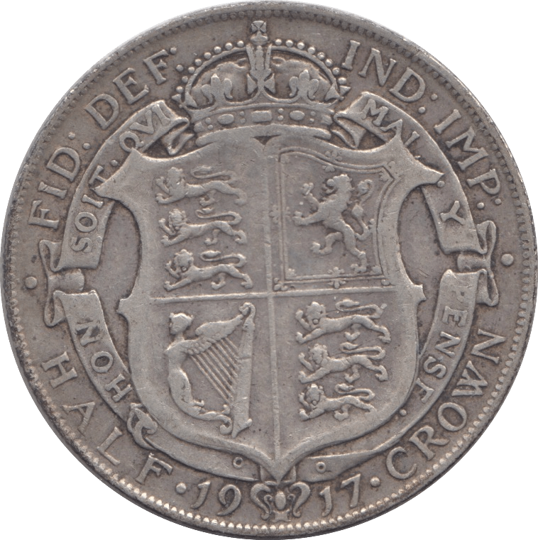 1917 HALFCROWN ( GF ) - HALFCROWN - Cambridgeshire Coins