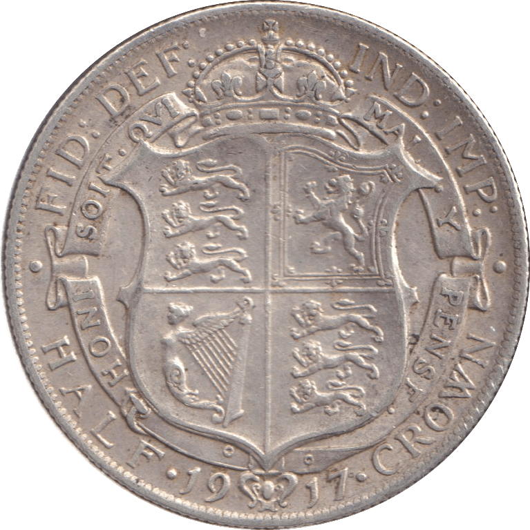 1917 HALFCROWN ( GF ) - HALFCROWN - Cambridgeshire Coins