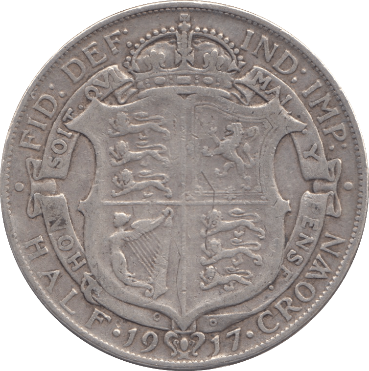1917 HALFCROWN ( GF ) - Halfcrown - Cambridgeshire Coins