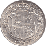 1917 HALFCROWN ( GVF ) - HALFCROWN - Cambridgeshire Coins