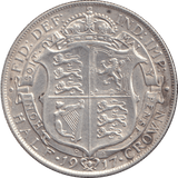 1917 HALFCROWN ( GVF ) - HALFCROWN - Cambridgeshire Coins