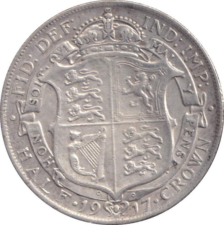 1917 HALFCROWN ( GVF ) - WORLD COINS - Cambridgeshire Coins
