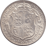1917 HALFCROWN ( UNC ) 11 - HALFCROWN - Cambridgeshire Coins