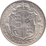 1917 HALFCROWN ( UNC ) 12 - HALFCROWN - Cambridgeshire Coins