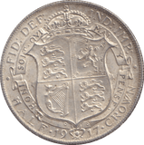 1917 HALFCROWN ( UNC ) 2 - HALFCROWN - Cambridgeshire Coins