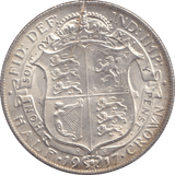 1917 HALFCROWN ( UNC ) 3 - HALFCROWN - Cambridgeshire Coins