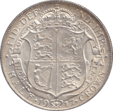 1917 HALFCROWN ( UNC ) 5 - HALFCROWN - Cambridgeshire Coins