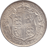 1917 HALFCROWN ( UNC ) 6 - HALFCROWN - Cambridgeshire Coins