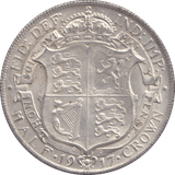 1917 HALFCROWN ( UNC ) 7 - HALFCROWN - Cambridgeshire Coins