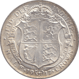 1917 HALFCROWN ( UNC ) 9 - HALFCROWN - Cambridgeshire Coins