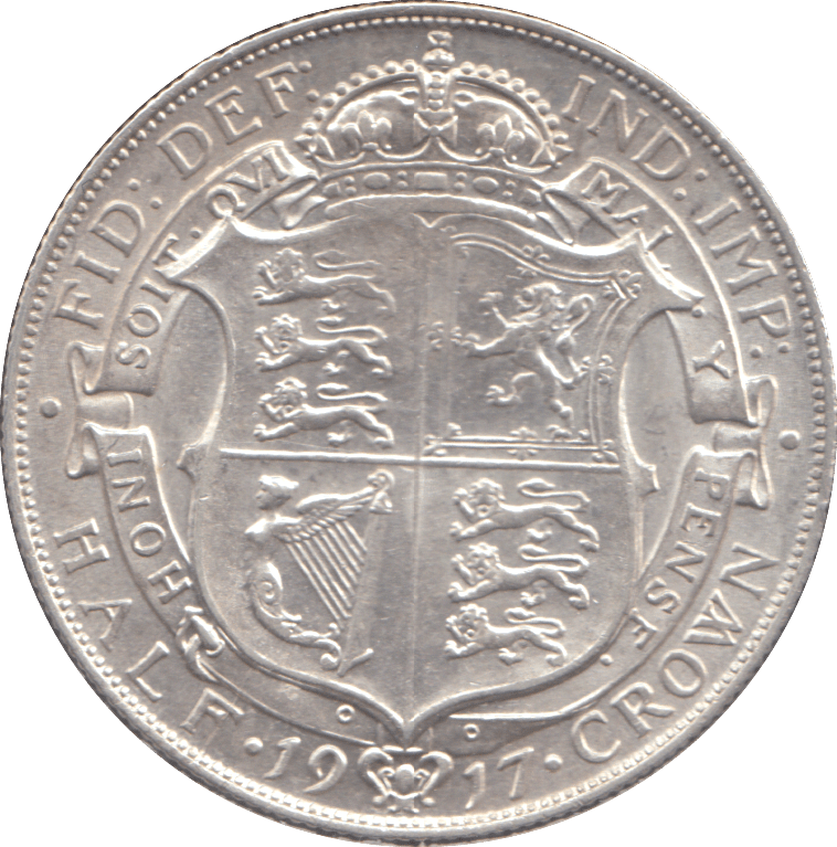 1917 HALFCROWN ( VF ) - HALFCROWN - Cambridgeshire Coins
