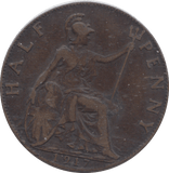 1917 HALFPENNY ( GF ) - HALFPENNY - Cambridgeshire Coins