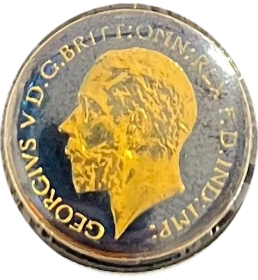 1917 MAUNDY FOURPENCE ENAMELLED - MAUNDY FOURPENCE - Cambridgeshire Coins