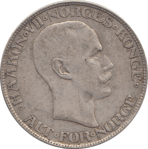 1917 NORWAY 2 KRONER - WORLD COINS - Cambridgeshire Coins