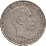 1917 NORWAY 2 KRONER - WORLD COINS - Cambridgeshire Coins
