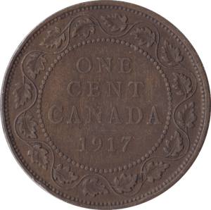 1917 ONE CENT CANADA - WORLD COINS - Cambridgeshire Coins