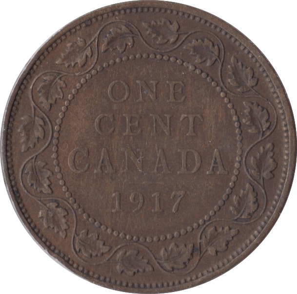 1917 ONE CENT CANADA - WORLD COINS - Cambridgeshire Coins