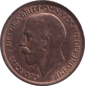 1917 PENNY ( AUNC ) - PENNY - Cambridgeshire Coins