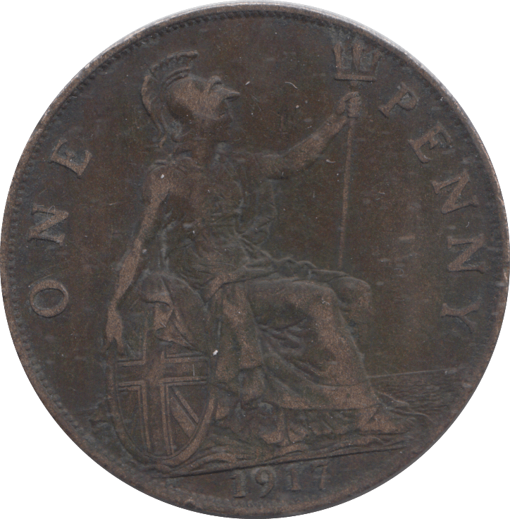 1917 PENNY ( GF ) - PENNY - Cambridgeshire Coins