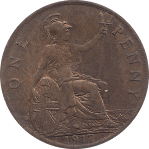 1917 PENNY ( UNC ) - PENNY - Cambridgeshire Coins
