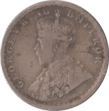 1917 QUARTER RUPEE INDIA - SILVER WORLD COINS - Cambridgeshire Coins