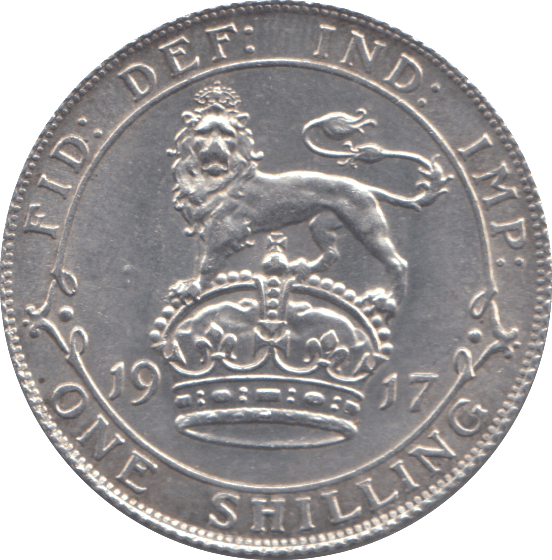 1917 SHILLING ( AUNC ) - SHILLING - Cambridgeshire Coins