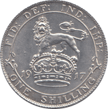 1917 SHILLING ( AUNC ) - SHILLING - Cambridgeshire Coins