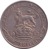 1917 SHILLING ( EF ) - SHILLING - Cambridgeshire Coins