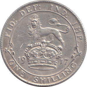 1917 SHILLING ( EF ) - SHILLING - Cambridgeshire Coins