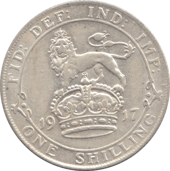 1917 SHILLING ( EF ) - SHILLING - Cambridgeshire Coins
