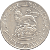 1917 SHILLING ( EF ) - SHILLING - Cambridgeshire Coins