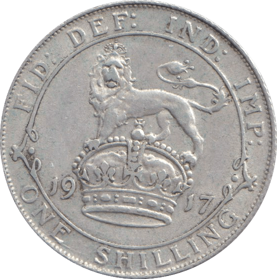1917 SHILLING ( FINE ) - SHILLING - Cambridgeshire Coins