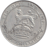 1917 SHILLING ( FINE ) - SHILLING - Cambridgeshire Coins