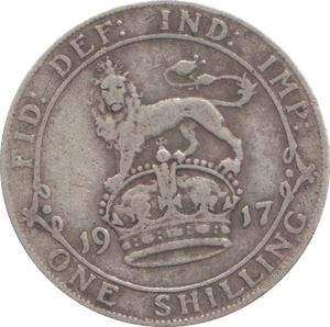 1917 SHILLING ( FINE ) - SHILLING - Cambridgeshire Coins