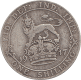 1917 SHILLING ( FINE ) - SHILLING - Cambridgeshire Coins