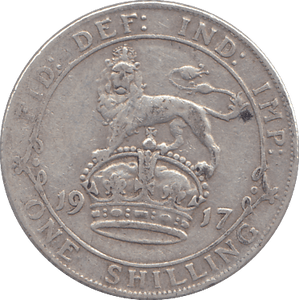 1917 SHILLING ( GF ) - SHILLING - Cambridgeshire Coins