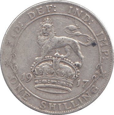 1917 SHILLING ( GF ) - SHILLING - Cambridgeshire Coins