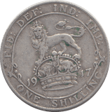 1917 SHILLING ( GF ) - SHILLING - Cambridgeshire Coins