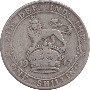1917 SHILLING ( GF ) - SHILLING - Cambridgeshire Coins