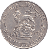 1917 SHILLING ( GF ) - SHILLING - Cambridgeshire Coins
