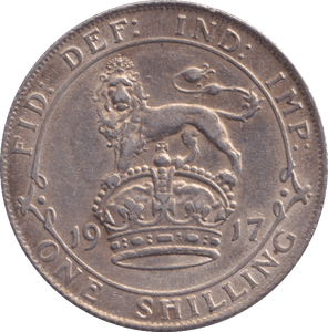 1917 SHILLING ( GVF ) 5 - SHILLING - Cambridgeshire Coins
