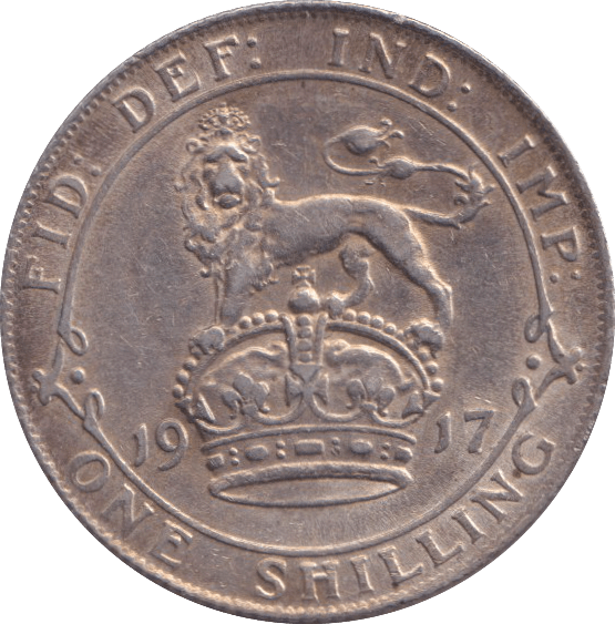 1917 SHILLING ( GVF ) 5 - SHILLING - Cambridgeshire Coins