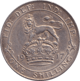 1917 SHILLING ( GVF ) 5 - SHILLING - Cambridgeshire Coins