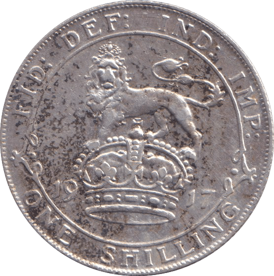 1917 SHILLING ( GVF ) - SHILLING - Cambridgeshire Coins