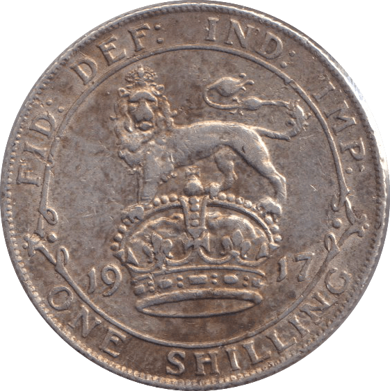1917 SHILLING ( GVF ) - SHILLING - Cambridgeshire Coins