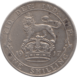 1917 SHILLING ( GVF ) - Shilling - Cambridgeshire Coins
